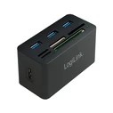 Card Reader LogiLink 3xUSB 3.0 HUB AiO