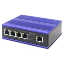 Network Switch Digitus Industrieller 4-Port Fast Ethernet PoE + Uplink