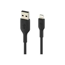 Καλώδιο Belkin Lightning 1m, PVC, black