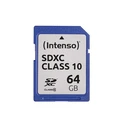 Κάρτα Μνήμης SDXC 64GB Intenso
