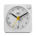 Ρολόι Ξυπνητήρι White With Light Switch Braun Bc 02 Xw