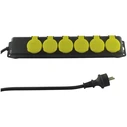 Πολύπριζο REV Outlet IP44 6-fold 1,4m