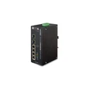 Network Switch PLANET Industrial 4-Port 10/100/1000T 802.3at PoE + 2-Port
