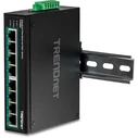 Network Switch TRENDnet Industrie 8 Port Fast Eth. PoE+ L2 DIN-Rail