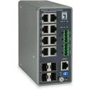 Network Switch LevelOne 8x GE IGU-1271 4xGSFP 8xPoE