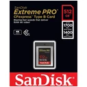 Κάρτα Μνήμης CF 512GB SanDisk Express Type 2 Extreme Pro