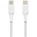 Καλώδιο Belkin USB-C/USB-C 1m coated, white CAB004bt1MWH