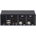 KVM Switch Inter-Tech AS-21HA HDMI,2 Port,Metall