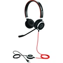 Headset Jabra Evolve 40 UC Duo USB NC corded