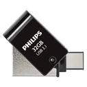 USB Flash 32GB Philips 2 in 1 Black