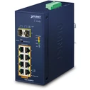 Network Switch PLANET Industrial 8-Port GE 802.3at PoE + 2 100/1000X SFP