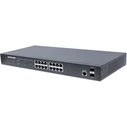 Network Switch Intellinet 16x GE Web-Managed 2 SFP-Ports 16x PoE+