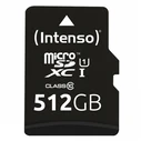 Κάρτα Μνήμης microSDXC 512GB Intenso Premium