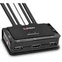 KVM Switch Lindy 2 Port HDMI 2.0 18G, USB 2.0 Audio