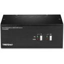 KVM Switch TRENDnet 2-Port Displayport with Audio USB 2.0 Hub
