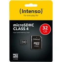 Κάρτα Μνήμης microSD 32GB Intenso and Adapter
