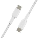 Καλώδιο Belkin USB-C/USB-C 1m coated, white CAB004bt1MWH
