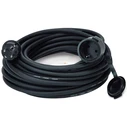 Προέκταση Πρίζας REV IP44 10m black