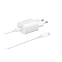 Φορτιστής Πρίζας Samsung Fast Travel USB-C 25W 1m white