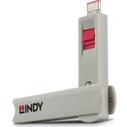 Kλειδαριά Lindy USB Typ C Port lock red
