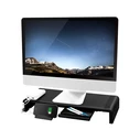 Βάση Monitor LogiLink,420-520mm, ergo.,2xUSB 3.0, 1xUSB-C
