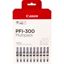 Μελάνι Canon PFI-300 Multipack MBK/PBK/C/M/Y/PC/PM/R/GY/CO