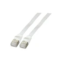 Καλώδιο Δικτύου EFB RJ45 FlachU/UTP, Cat.6A, PVC, 0,5m, White