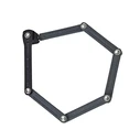 Κλειδαριά Ποδηλάτου Abus Bordo Lite 6055K/85 BK SH