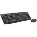Σετ Πληκτρολόγιο & Ποντίκι Ασύρματο Logitech MK295 Silent Graphite