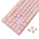 Gaming Πληκτρολόγιο White Shark Led Keyboard Gk-003441 Tachi Us Layout Pink