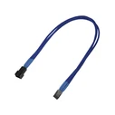 Καλώδιο Nanoxia 3-Pin extension, 30 cm, Single, Blue
