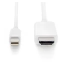 Καλώδιο Displayport Digitus DP->HDMI A St/ST 2.0m