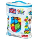 Τουβλάκια Mega Bloks FIRST BUILDERS BIG BUILDING BAG 60pcs BLUE (DCH55)