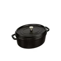 Γάστρα Staub Oval Cocotte, 29cm cast iron, black