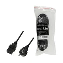 Καλώδιο Τροφοδοσίας LogiLink CEE 7/7-IEC C19, black, 1,80m