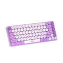 XO Wireless Bluetooth Tri Colour Keyboard Purple KB 12