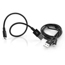 Καλώδιo USB Verbatim micro USB -> USB B 1x 100cm, 1x 30cm black