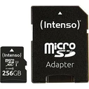 Κάρτα Μνήμης microSDXC Intenso 256GB Class 10 UHS-I U1 Performance
