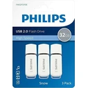 USB Flash 32GB Philips USB 2.0 3-Pack Snow Edition Shadow Grey