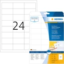 Ετικέτες Herma A4 White 64,6x33,8 mm opaque 600 pcs.