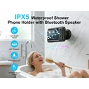 XO F80 Waterproof Shower Phone Holder with Bluetooth Speaker