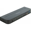KVM Switch Delock DisplayPort 1.4 8K 30 Hz with USB 3.0 and Audio - 4 connections