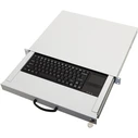 Πληκτρολόγιο Για Καμπίνα Δικτύου Aixcase 19" Rack 1U US Touchpad USB lightgray
