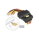 Καλώδιο Delock SATA 15pin -> 2x SATA 15pin St/female/female 15cm