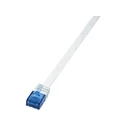 Καλώδιο Δικτύου Logilink FlachRJ45 U/UTP Cat6 1.00m White