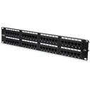 Patch Panel Digitus 2HE 48-Port Cat6 unshielded Black