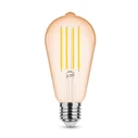 Modee Lighting Λαμπτήρας LED Filament Amber ST64 4W E27 320° 1800K 320 lumen