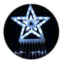 Modee Χριστουγεννιάτικα LED Διακοσμητικά Φωτάκια 300 LED Ψυχρό Λευκό 3μ (IP44) - Modee Lighting