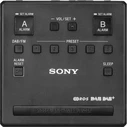 Ρολόι Ραδιόφωνο Sony XDR-C1DBP silver / black