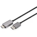 Καλώδιο DisplayPort Digitus DP->HDMIA M/M 1,8m Black